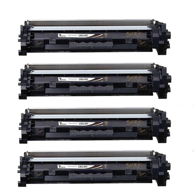 4 Pack Canon 051H 2169C001 Compatible Black High Yield Laser Toner Cartridge 