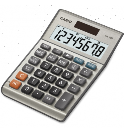 CASIO MS-80B Simple Portable Desk Calculator 