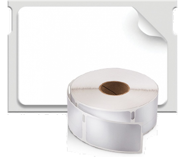 Compatible DYMO 30347 LabelWriter Self-Adhesive Book Spine Labels 1 Inch x 1 1/2 Inch, White, 750 Labels 