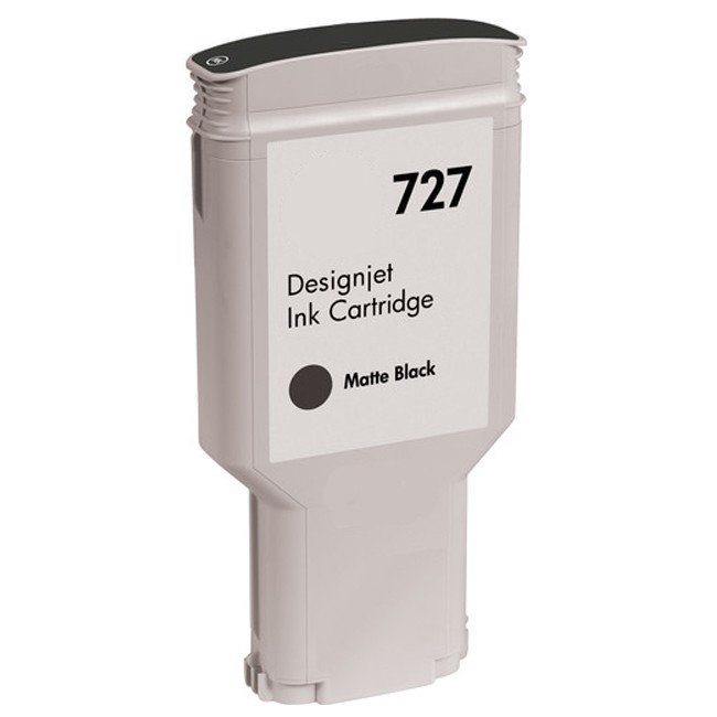 HP 727 C1Q12A (300mL) High capacity Matte Black 
