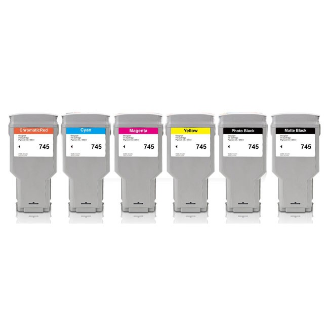 Compatible HP 745 SET Ink Cartridge 6Pack 