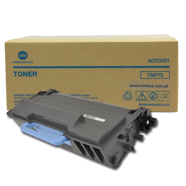 Made By Konica Minolta TNP75 TNP-75 ACF0033 Black Toner Cartridge 