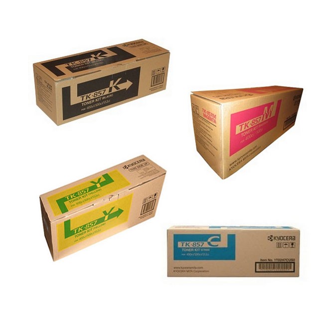  Made By Kyocera Mita TK-857 1T02H70US0 TK857K Black Toner Cartridge TASKalfa 400ci 