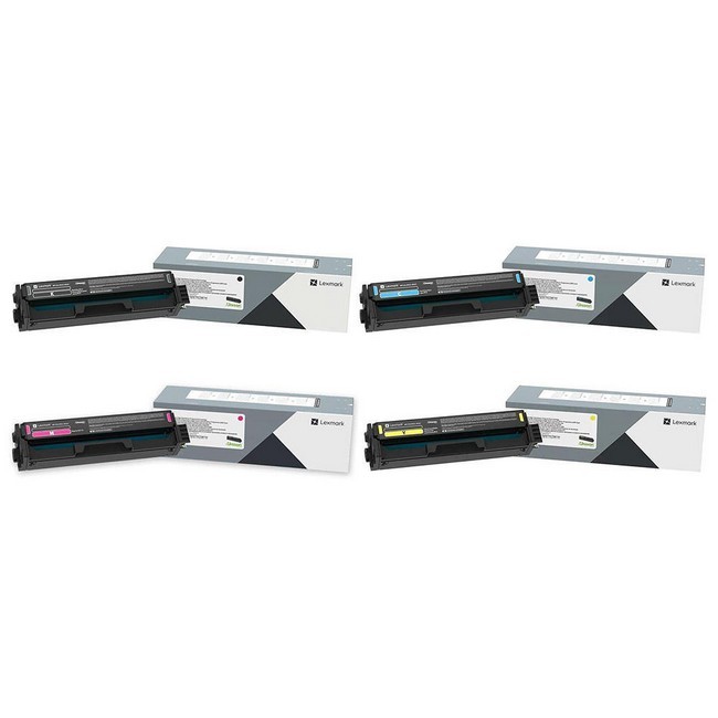 Made By Lexmark C340X Toner Cartridge Combo Extra High Yield BK/C/M/Y 