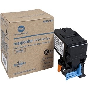  Made By Konica Minolta TNP18 A0X5130 TNP18K Black Laser Toner Cartridge MagiColor 4750, 4750DN, 4750EN 