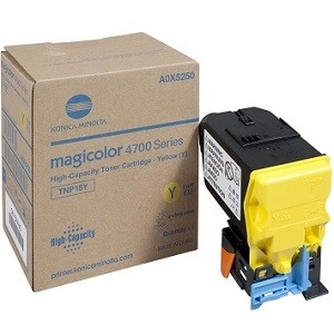  Made By Konica Minolta TNP18 A0X5230 TNP18Y Yellow Laser Toner Cartridge MagiColor 4750, 4750DN, 4750EN 