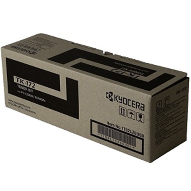  Made By Kyocera Mita TK-172 1T02LZ0US0 TK172 Black Toner Cartridge FS-1320D, FS-1370DN, ECOSYS P2135 