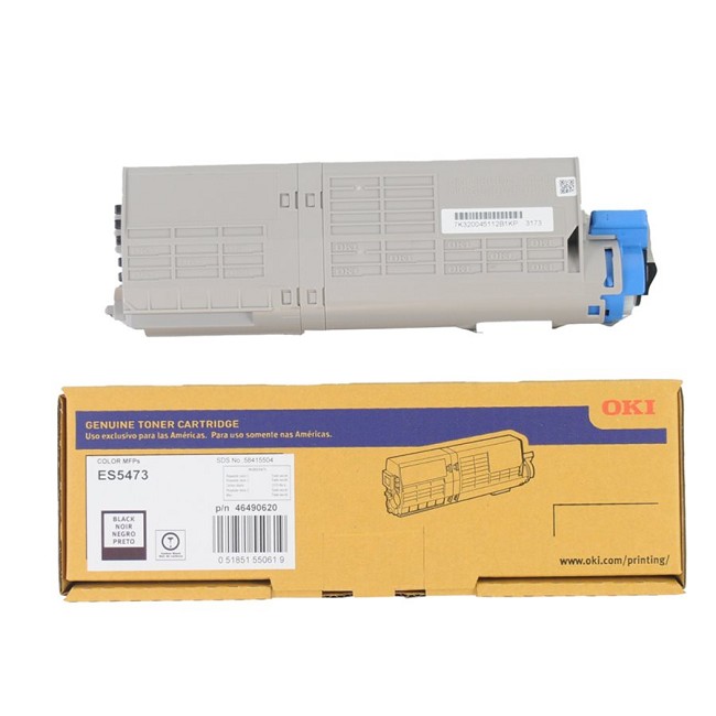 Made By Okidata 46490620 Black Toner Cartridge 