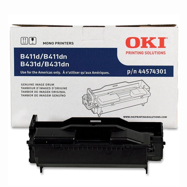  Made By Okidata 44574301 Black Laser Drum Cartridge B411 B412 B431 B512 MB461 MB471 MB472 MB491 MB492 MB562 