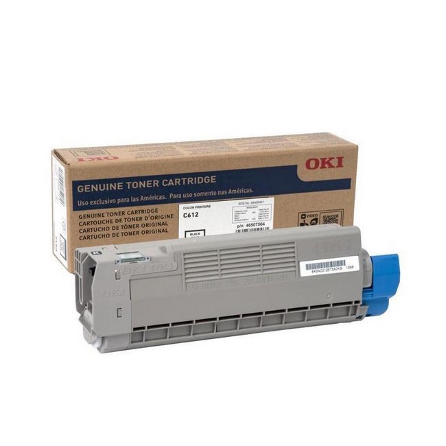 Made By Okidata 46507504 Black Toner Cartridge 