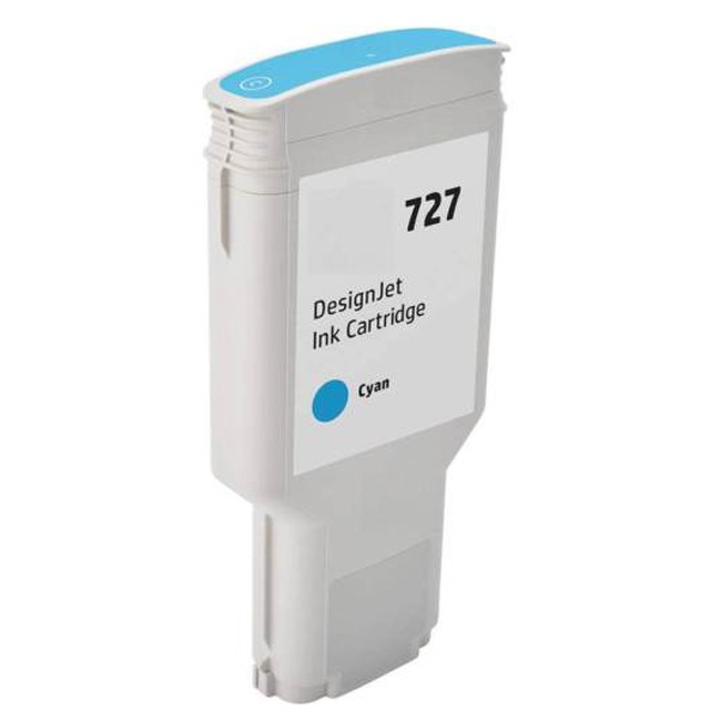 HP 727XL F9J76A (300mL) High capacity Compatible Cyan 