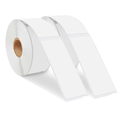 compatible  Dymo 30321 LabelWriter Large Address Labels, 1-4/10" x 3-1/2", Black on White 