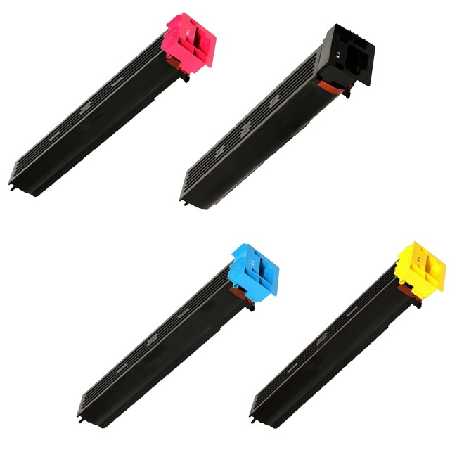 Konica-Minolta TN711 SET Compatible Black, Cyan, Magenta, Yellow Toner Cartridge 