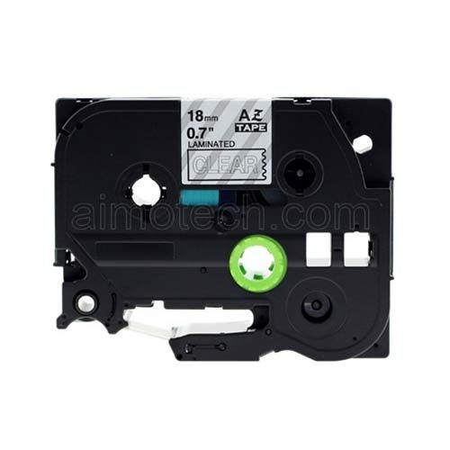 Compatible Brother TZe-145, TZe145 18mm (0.75 Inch), Length of 8M, White on Clear Label Tape 