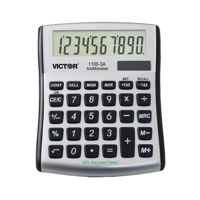 Victor 11003A Mini Desktop Calculator 