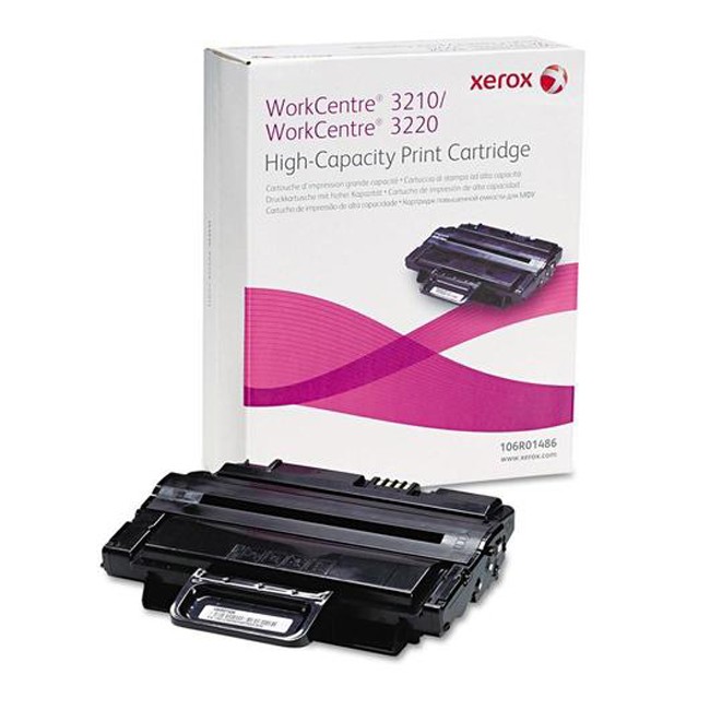  Made by Xerox 106R01486 Black Toner Cartridge WorkCentre 3210, 3210N, 3220, 3220N 