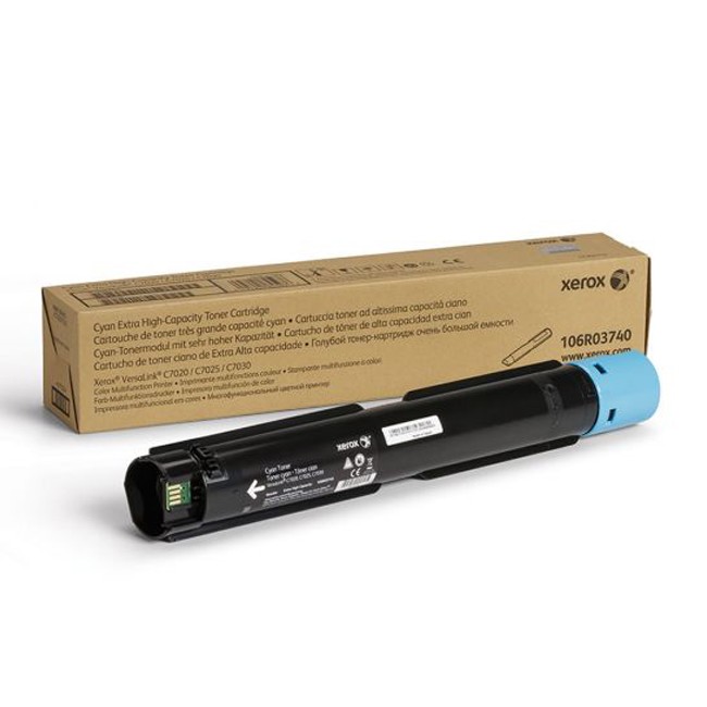 Made by Xerox 106R03740 Cyan toner cartridge extra High Capacity, for versalink C7020, C7025, C7030 